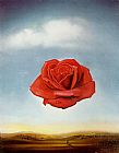 meditative rose by Salvador Dali